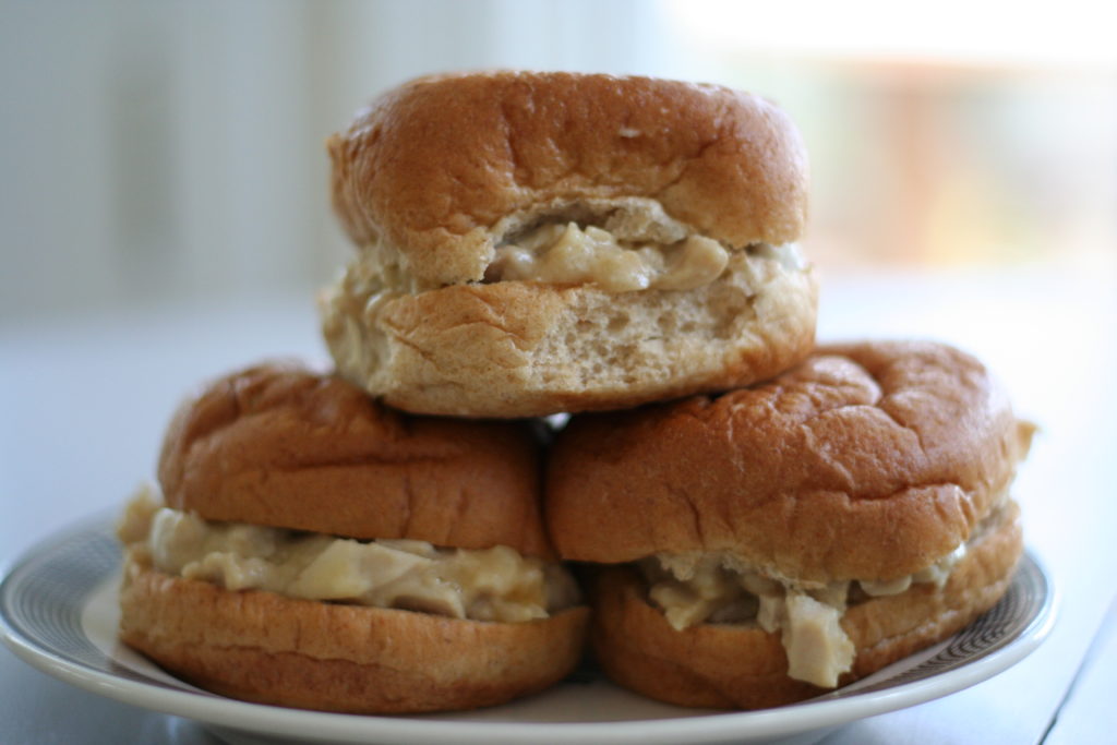 Creamed Chicken Sandwiches