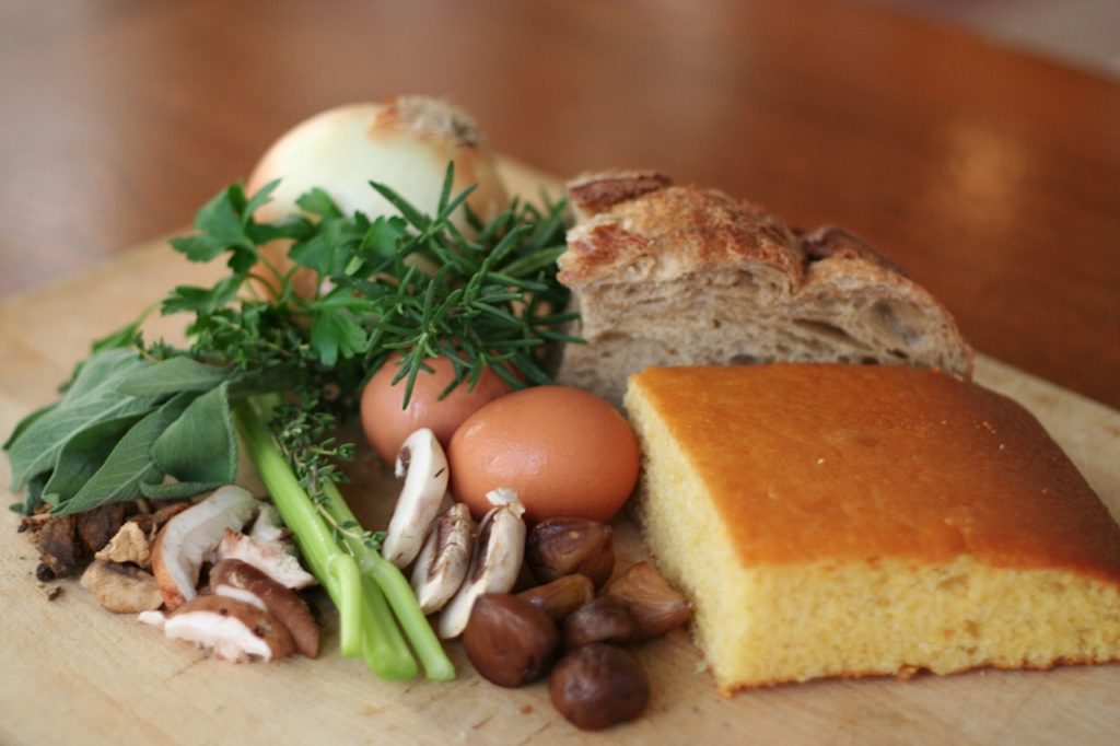 Ingredients for Mushroom Stuffing