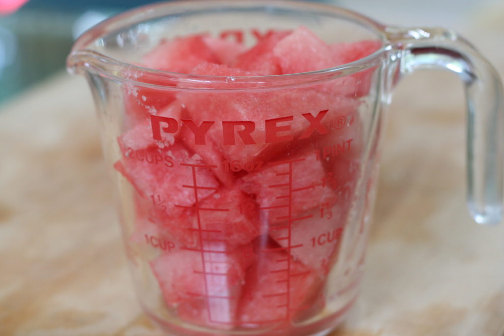 watermelon chunks for juice