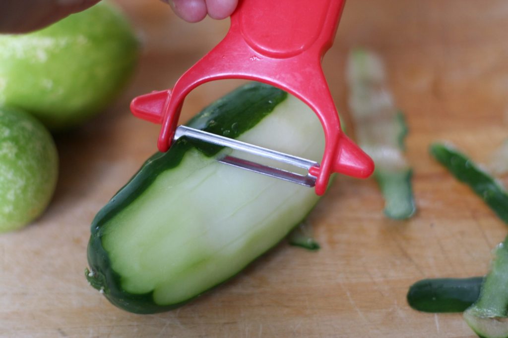 Peeling a Cucumber