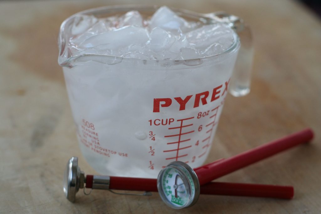 Thermometer and Ice Bath