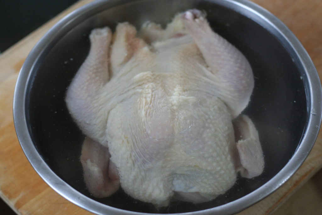 Soaking Kosher Chicken