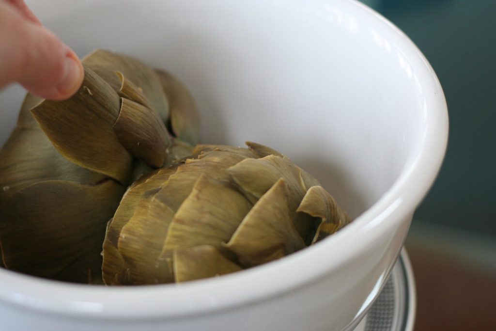 Testing That the Artichoke is Done